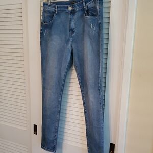 Coco + Carmen Light Blue Skinny Jeans